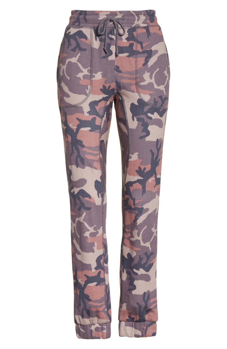Free People Camo Jogger Pants, Alternate, color, 