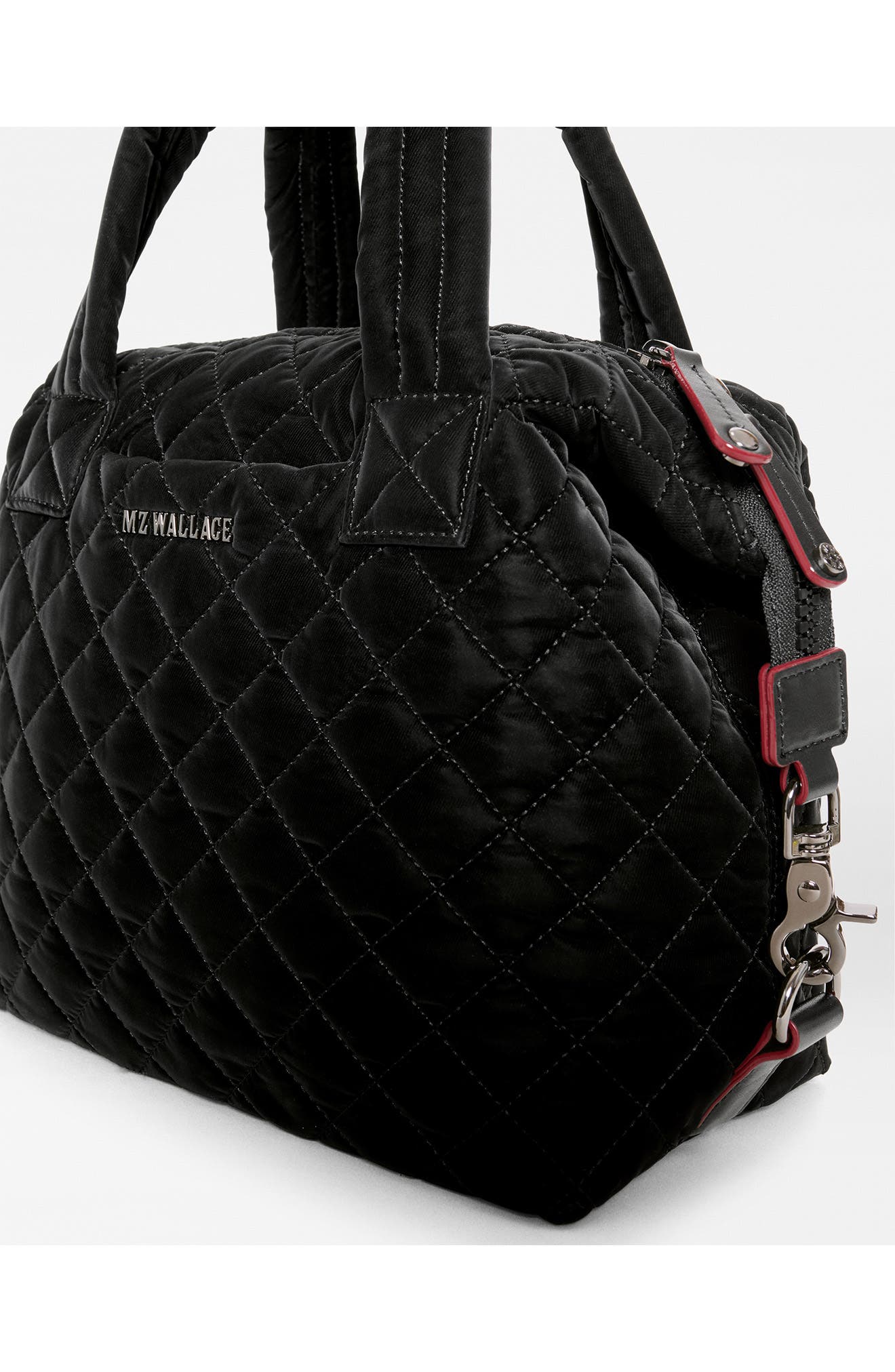 Small Sutton Deluxe II Handbag, Alternate, color, TECH VELVET
