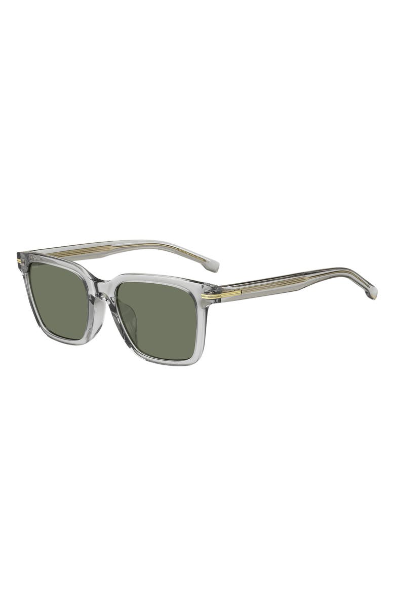 BOSS 54mm Rectangular Sunglasses, Alternate, color, 0Kb7-Qt
