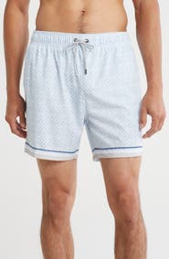 Vintage Summer 4-Way Stretch Volley Swim Shorts