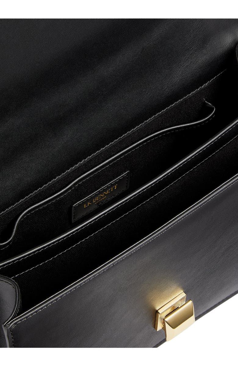 LK Bennett Ottie Structured Crossbody Bag, Alternate, color, Black
