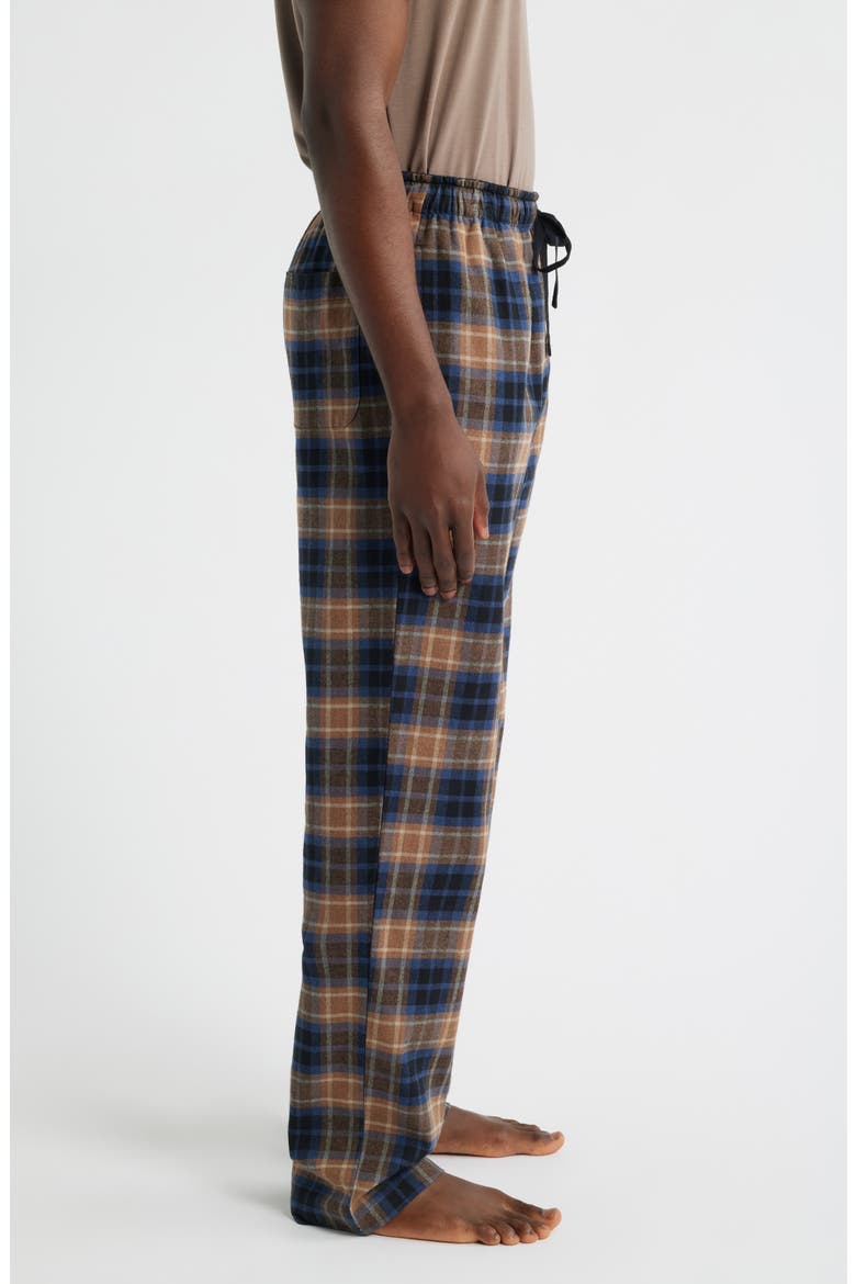 Time Out Flannel Lounge Pants, Alternate, color, SIENNA