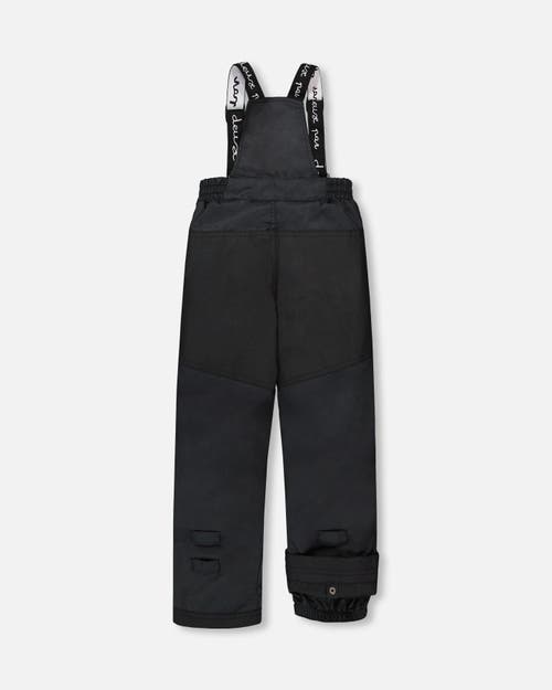 Deux Par Deux Two-piece Play Snowsuit With Allover Jacket And Solid Pant In Multi