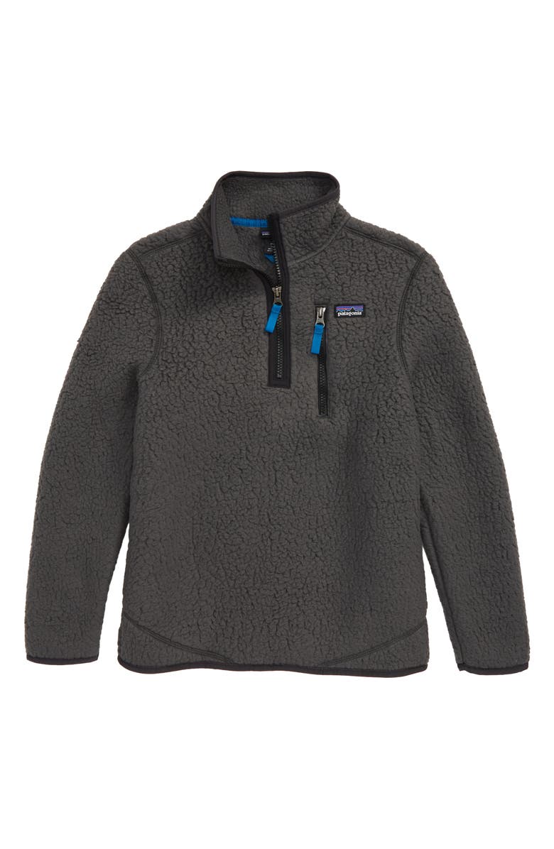Patagonia Retro Pile Recycled Fleece Quarter Zip Pullover, Main, color, 