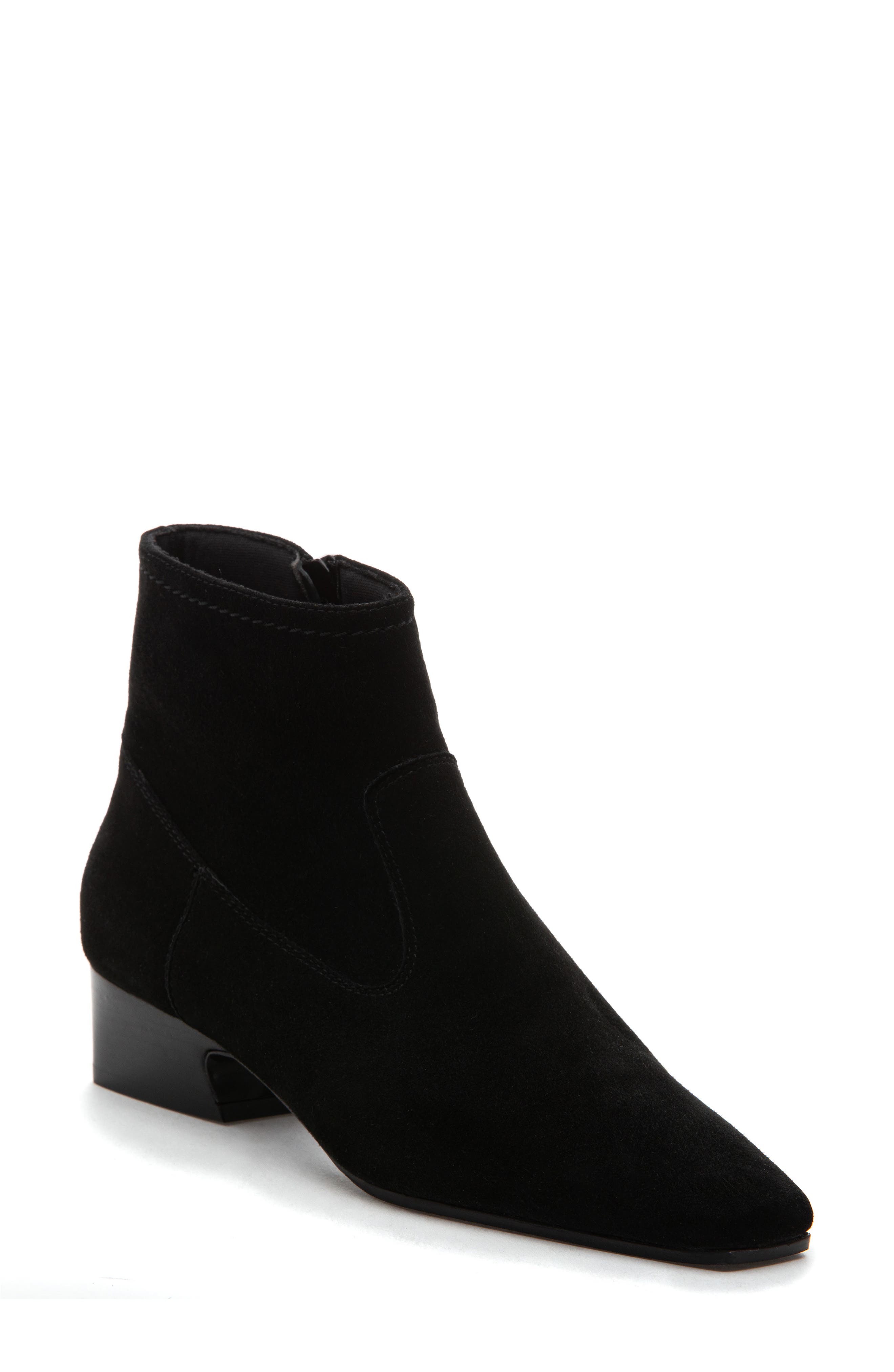 275 Central Daisy Weatherproof Ankle Bootie, Main, color, Black