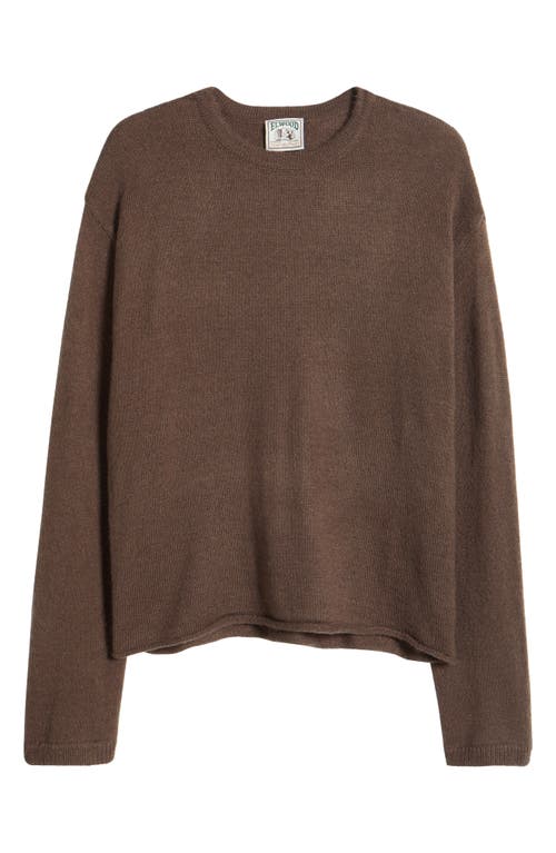 Elwood Sunday Crewneck Sweater In Walnut