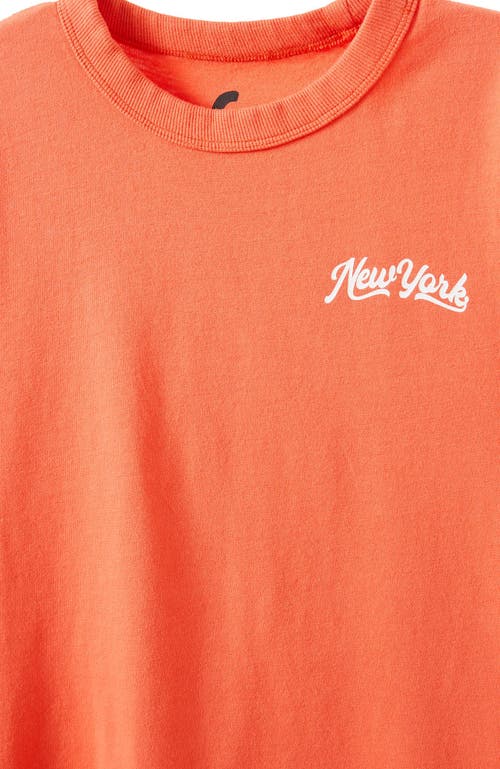 Cotton On Kids Kid's Jonny Short Sleeve Graphic Print Tee In Orange