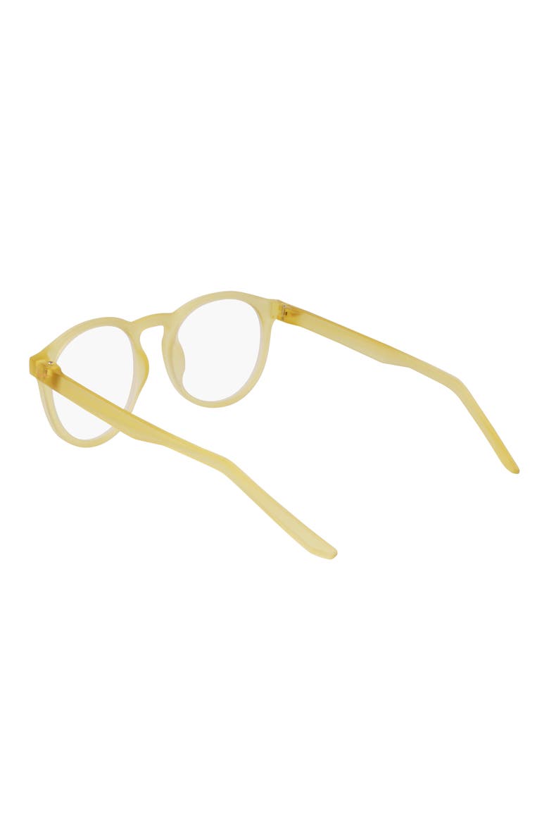 Swerve 51mm Round Blue Light Blocking Reading Glasses, Alternate, color, MATTE TEAM GOLD / BLUE LIGHT