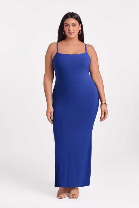 Sculpting Shapewear Scoop Neck Cami Maxi Dress