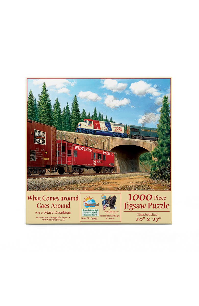 Sunsout What Comes Around Goes Around 1000 piece Jigsaw Puzzle for Adults, Alternate, color, Multicolor