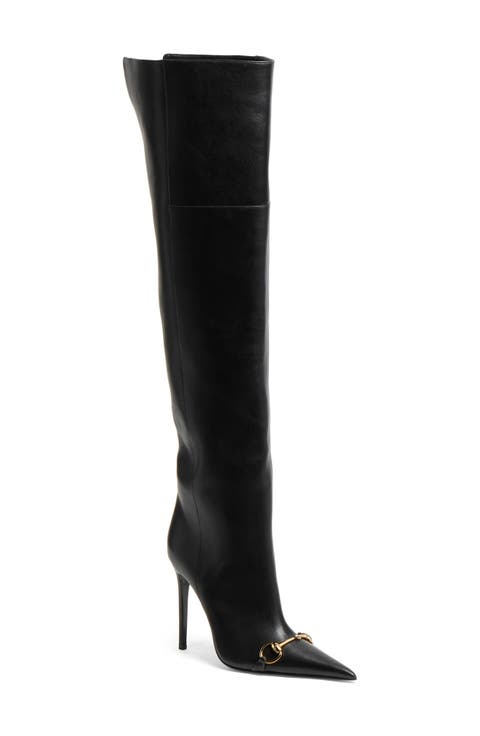 Donna Horsebit Knee High Boot