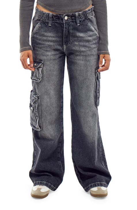 Y2K Low Rise Cargo Jeans