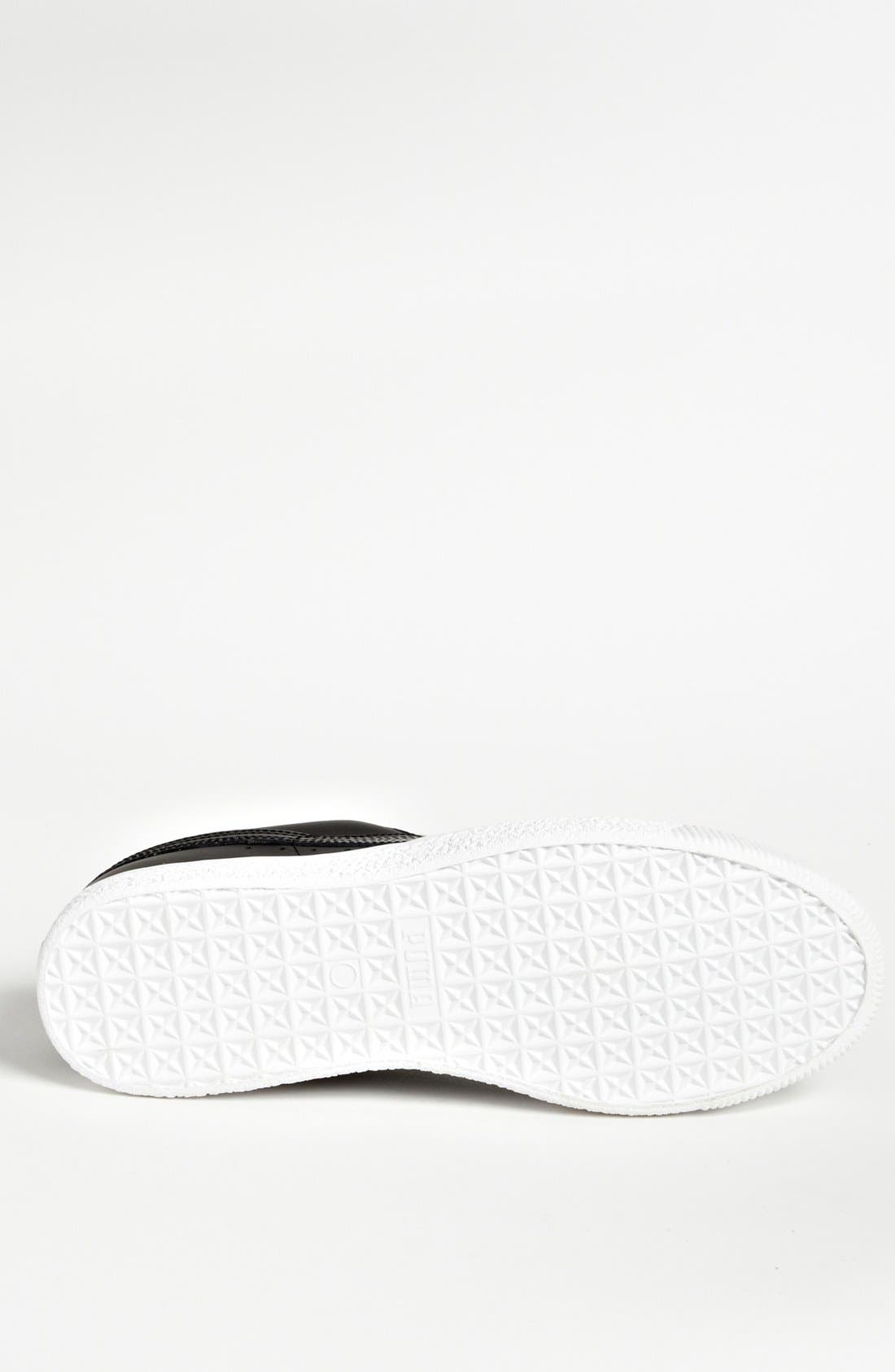 'Clyde' Sneaker, Alternate, color, BLACK/ QUIET SHADE/ WHITE