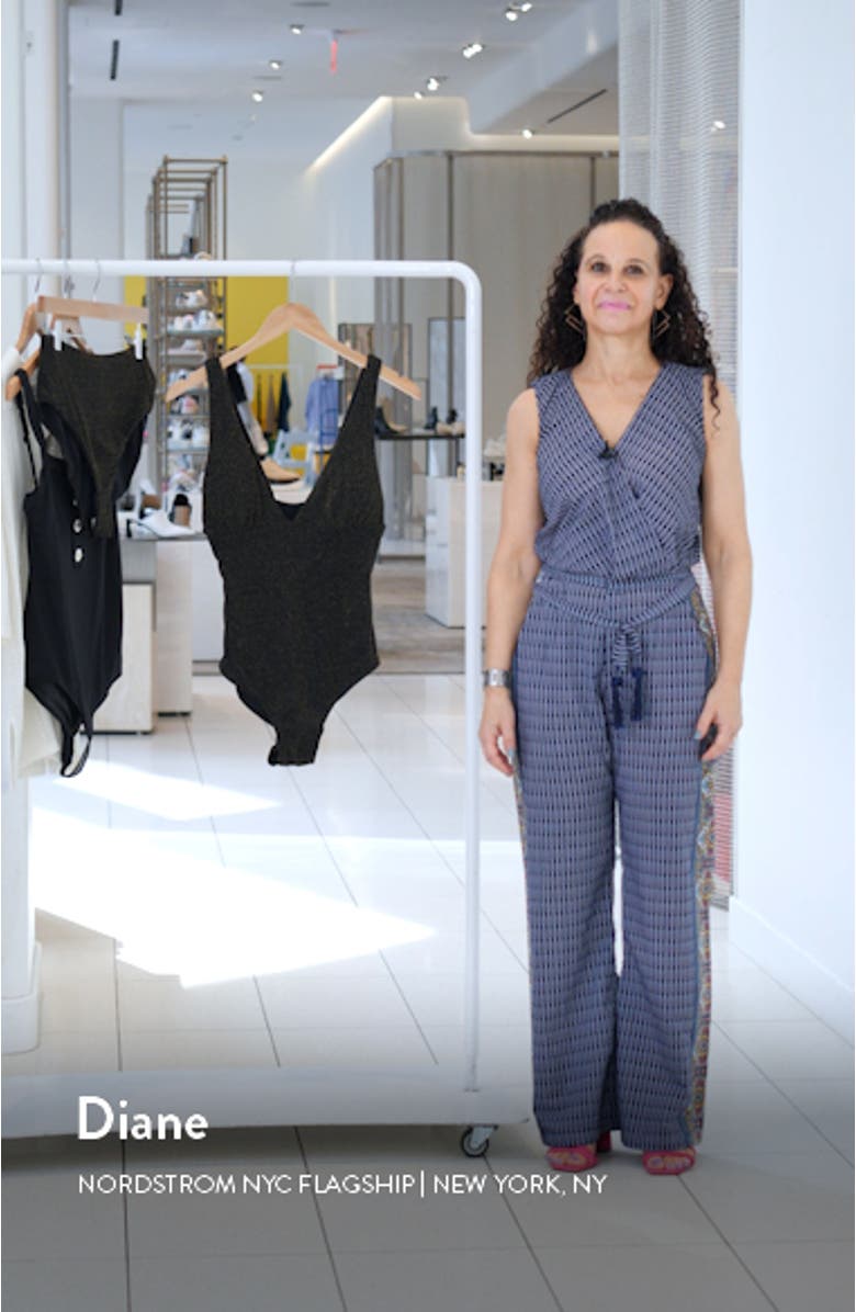 The Augustine Metallic One-Piece Swimsuit, sales video thumbnail