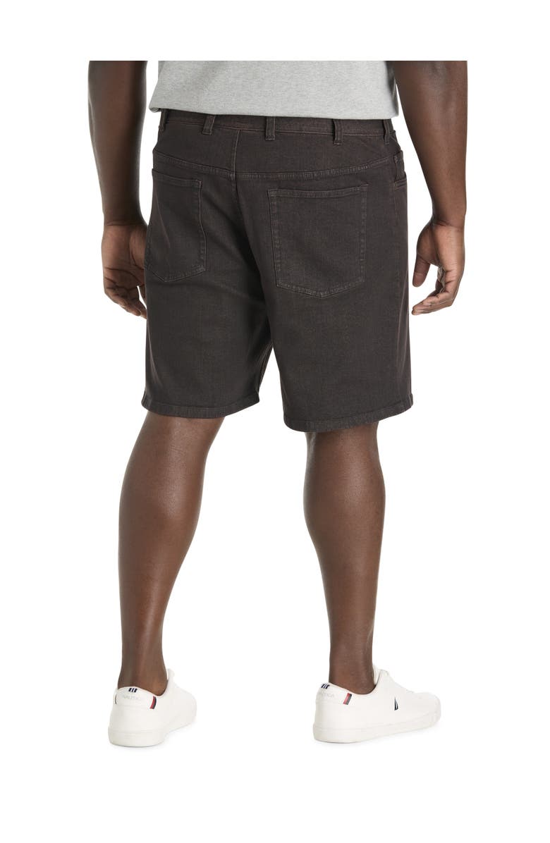 Harbor Bay by DXL Big & Tall Continuous Comfort Stretch Jean Shorts, Alternate, color, Black