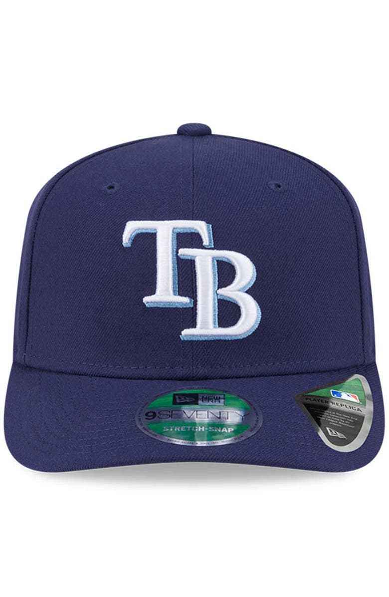 New Era Men's New Era Navy Tampa Bay Rays Player Replica 9SEVENTY Adjustable Hat, Alternate, color, Navy