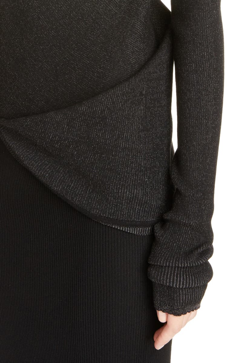 Rick Owens Stretch Knit Top, Alternate, color,