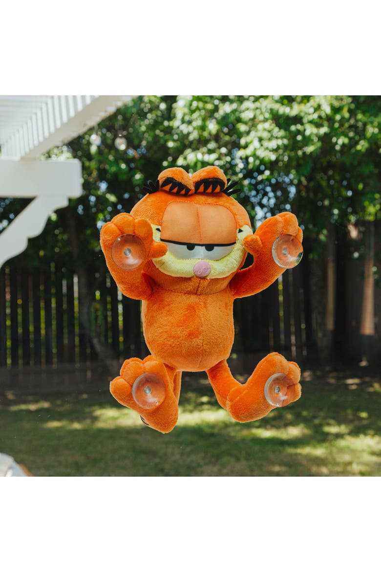 Garfield With Suction Cups 12-Inch Collector Plush, Alternate, color, Orange