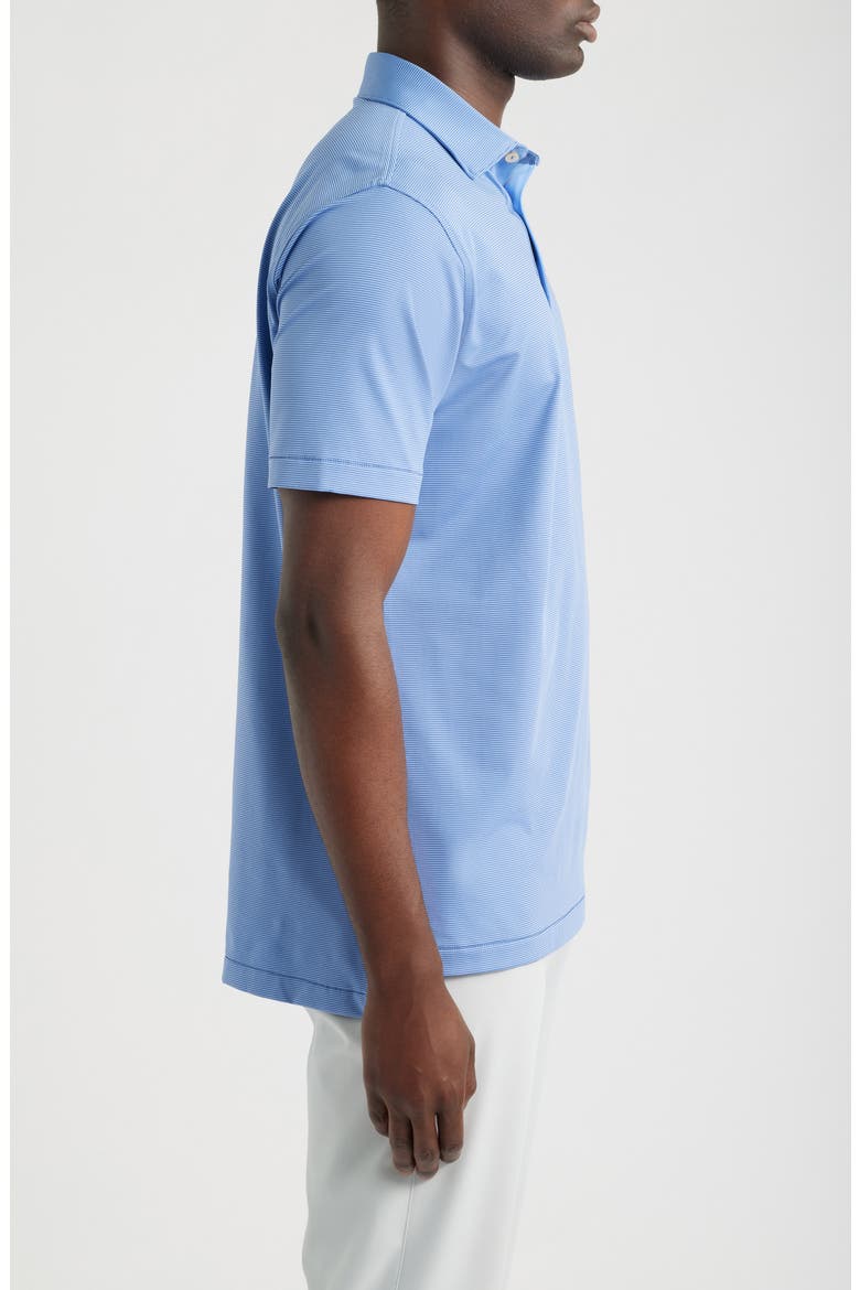 Jubilee Summer Comfort Performance Jersey Polo, Alternate, color, BALI BLUE / ESTATE BLUE