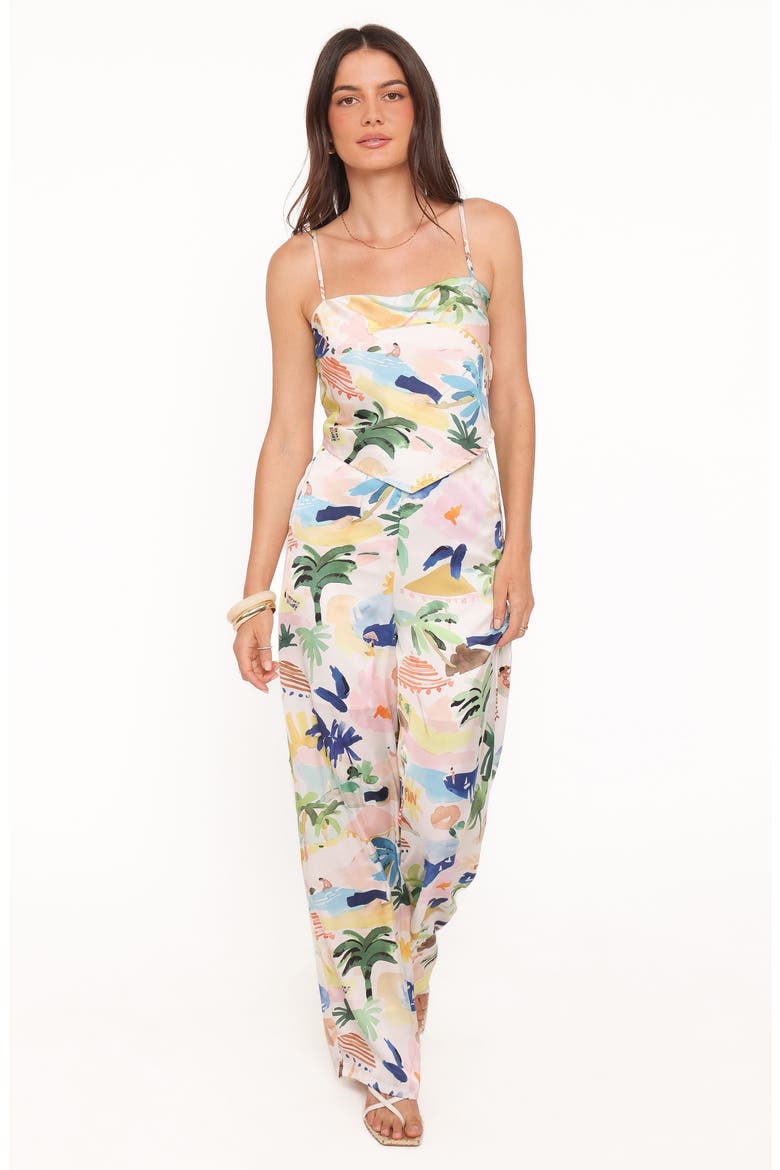Alba Scarf Top, Alternate, color, CREAM RESORT ISLE