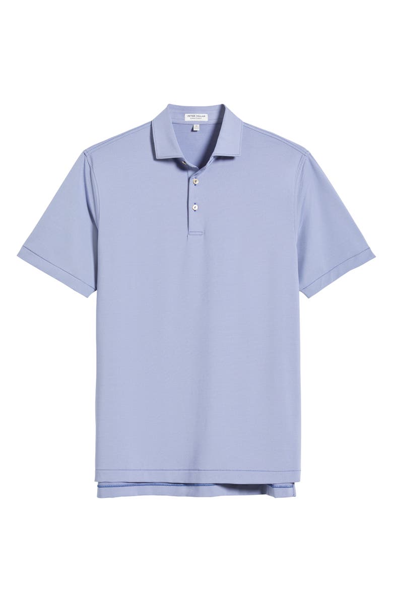 Peter Millar Andover Solid Performance Jersey Polo, Alternate, color, Sport Navy