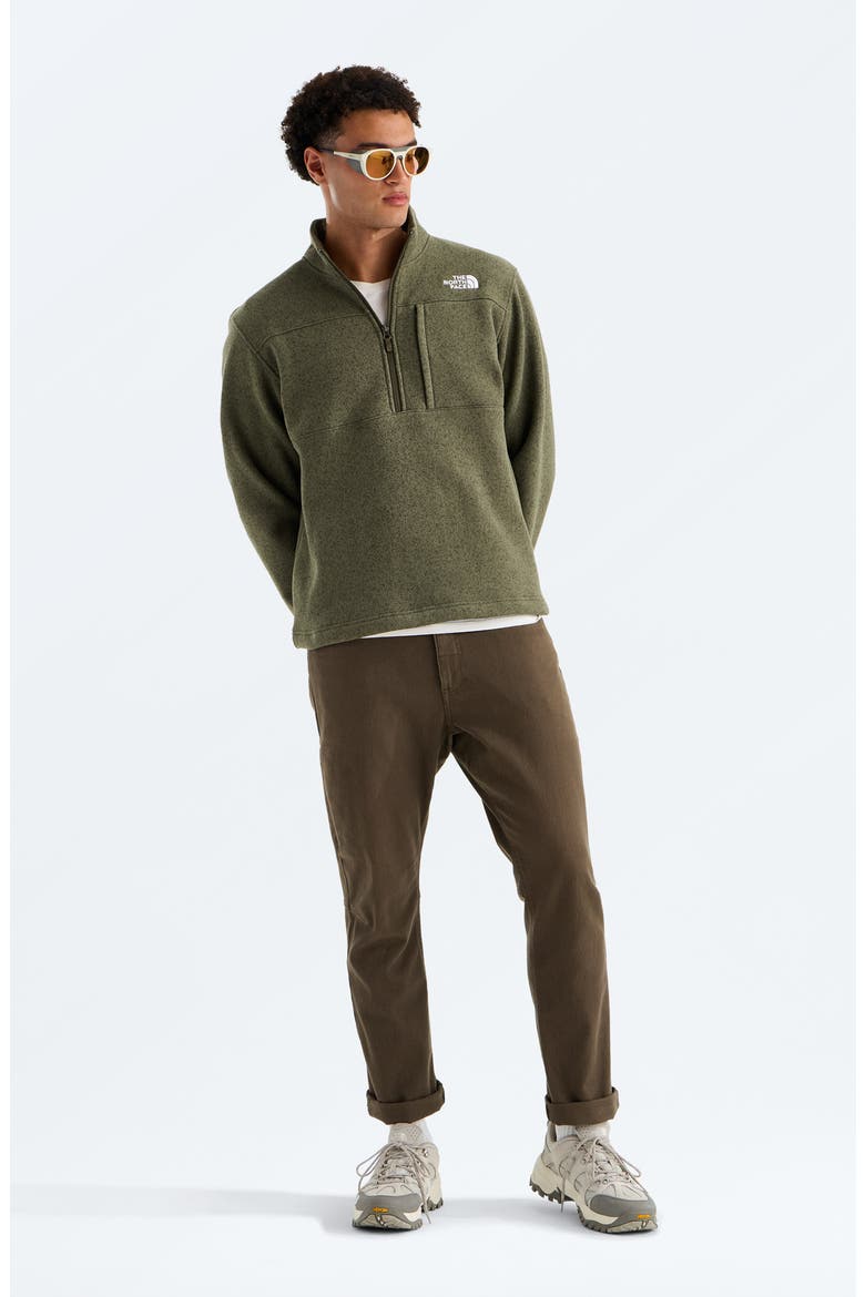 Gordon Lyons Half Zip Fleece Pullover, Alternate, color, NEW TAUPE GREEN HEATHER