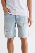 PURPLE BRAND Nova Destroyed Shorts