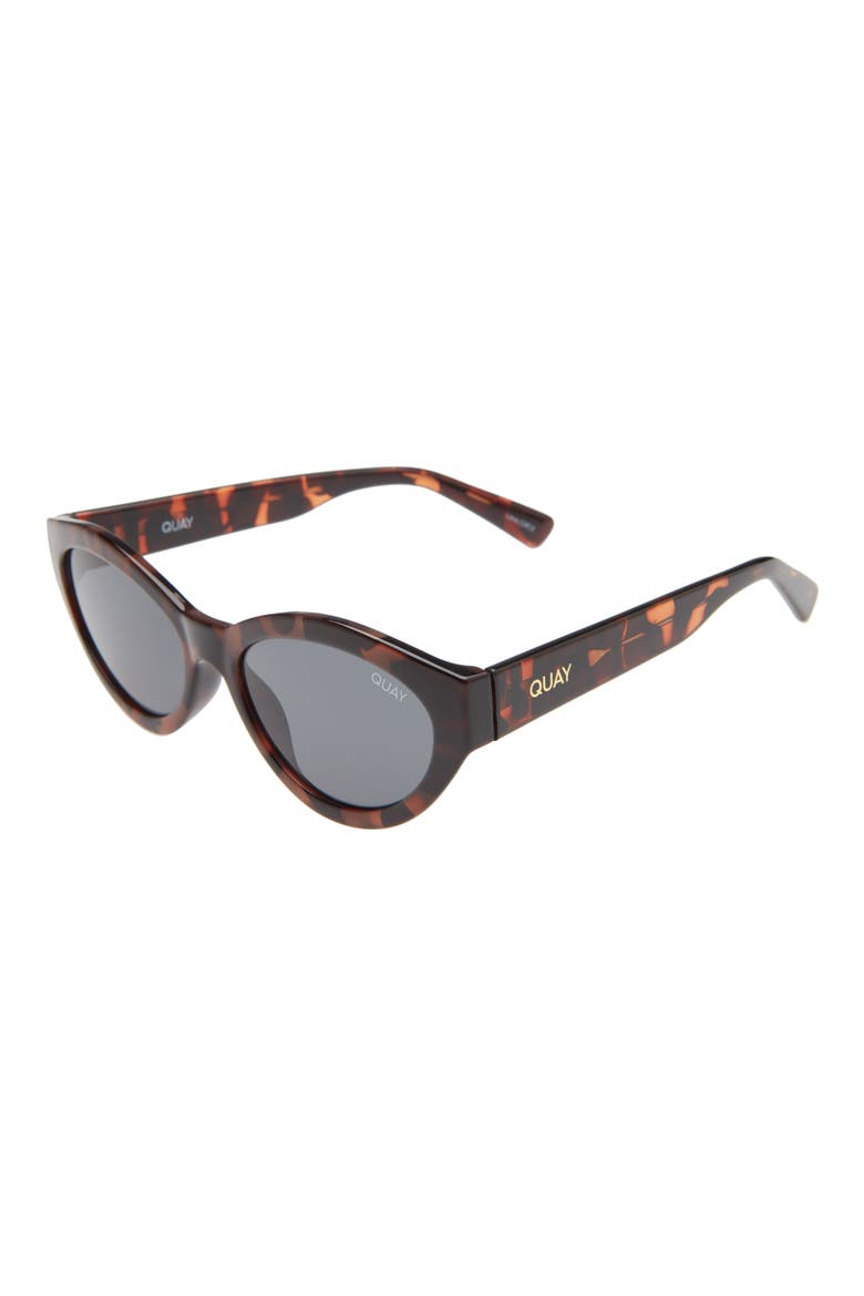 Australia Totally Buggin 49mm Cat Eye Sunglasses, Alternate, color, TORT/ SMOKE