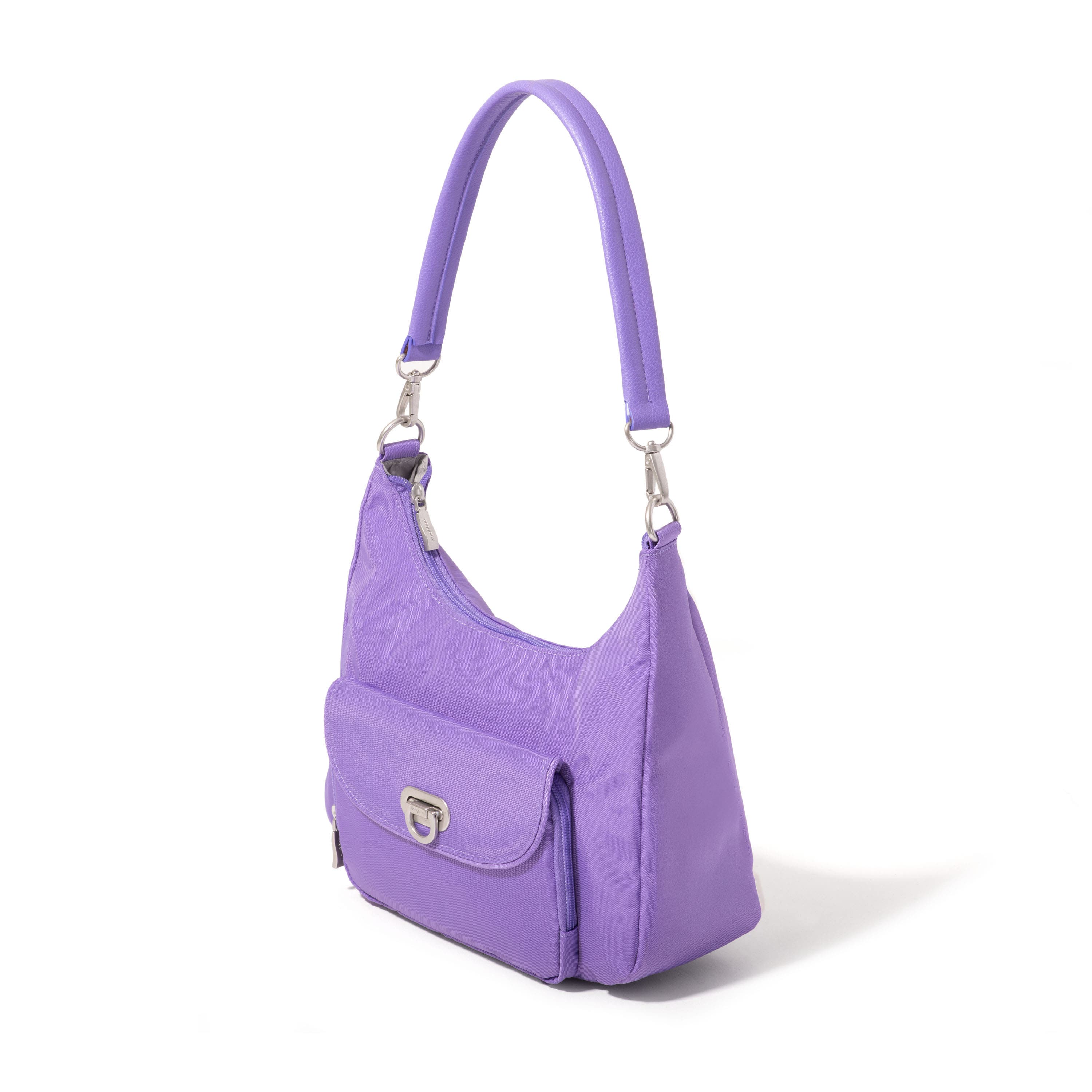 Coastal Flip Lock Half Moon Bag, Alternate, color, LAVENDER SURF