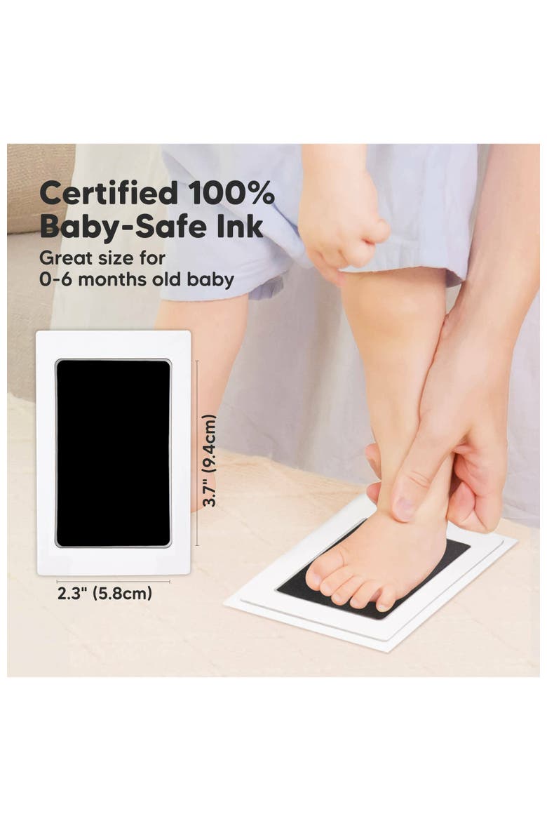 Duo Clean Touch Inkless Hand & Footprint Frame Kit, Alternate, color, Sage