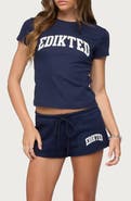 EDIKTED Sporty Babe Crop T-Shirt
