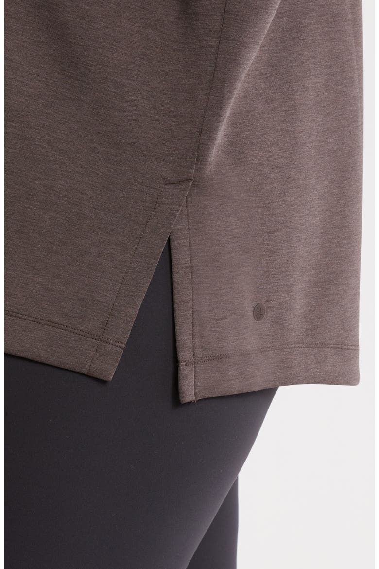 Soft Luxe Tunic, Alternate, color, BROWN MOLE HEATHER