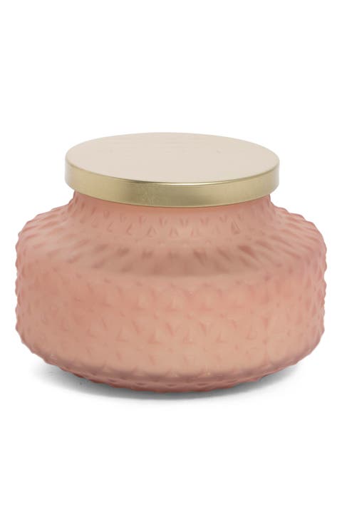 Peony Vines Retro Garden Jar Candle