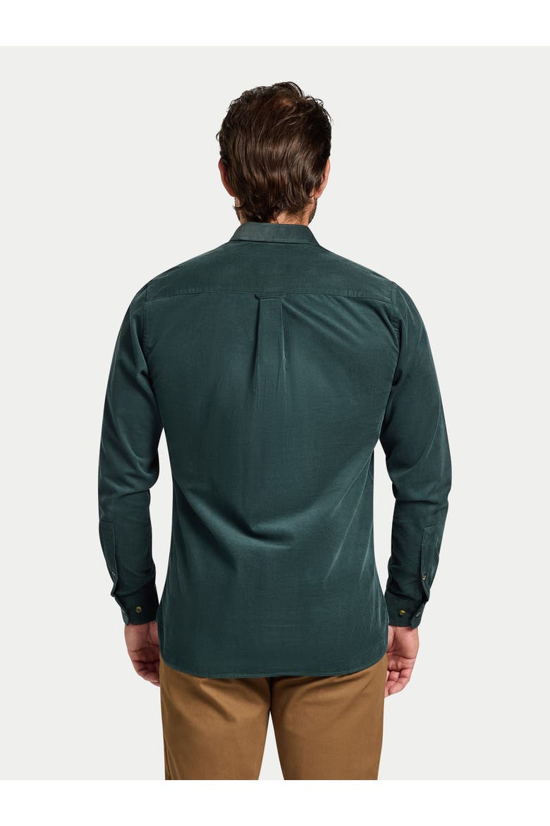 Long Sleeve Soft Needle Corduroy Shirt, Alternate, color, Forest
