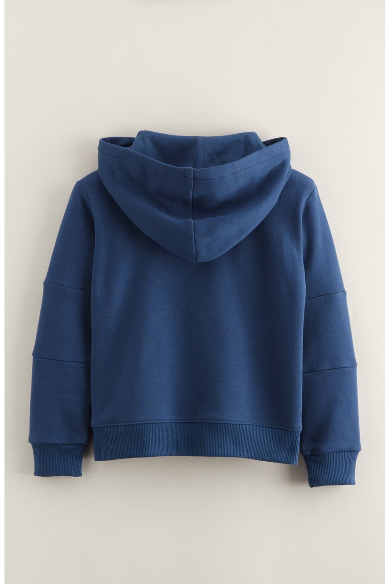 Kids' Zip Hoodie, Alternate, color, NAVY DENIM
