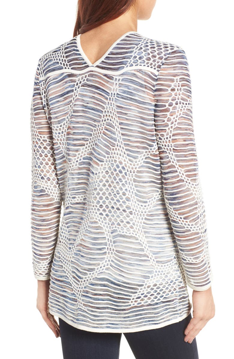 NIC+ZOE Wildflower Open Front Cardigan, Alternate, color,