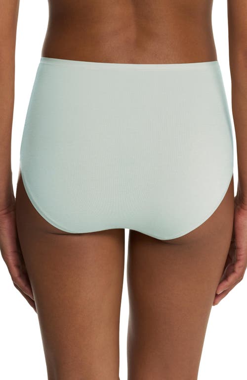 Natori Bliss Bare Cotton High Waist Brief In Gray