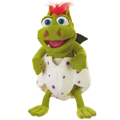 Olive The Baby Dinosaur 14 Inch Plush Hand Puppet
