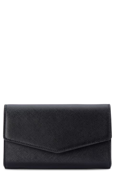 Nic Faux Leather Clutch