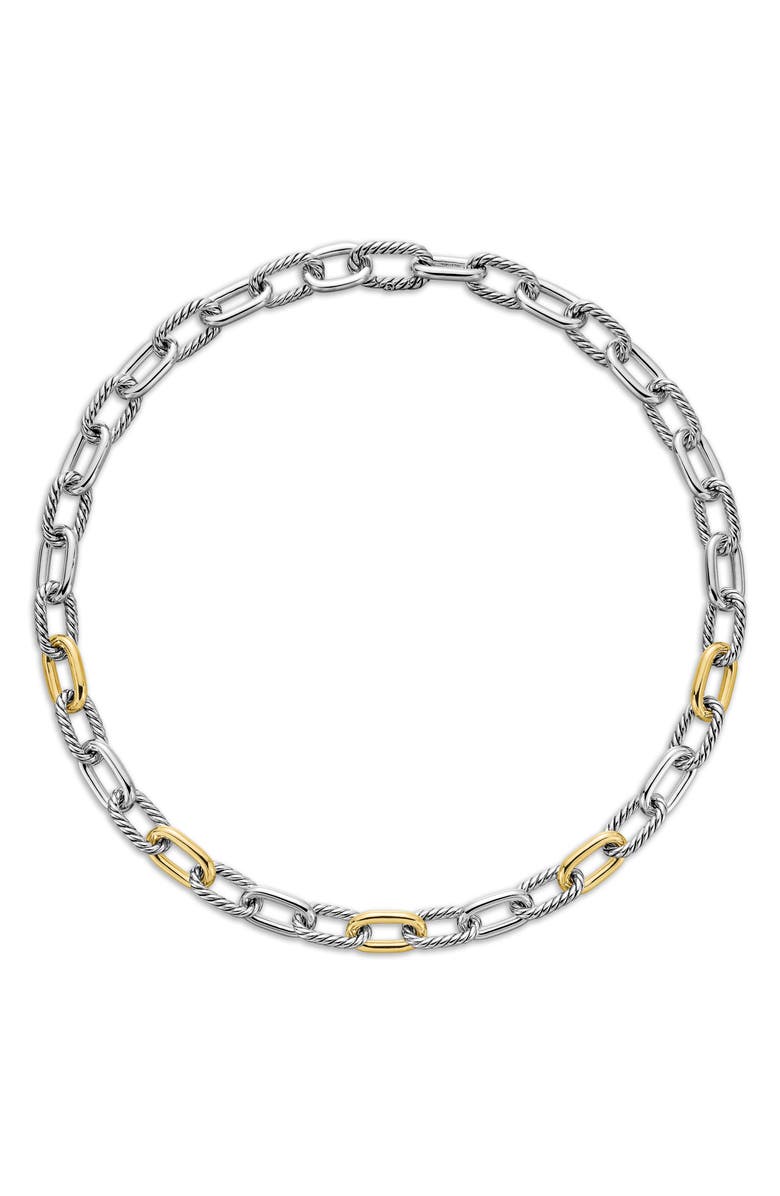 David Yurman DY Madison<sup>®</sup> Chain Necklace in Sterling Silver with 18K Yellow Gold, 11mm, Alternate, color, Sterling Silver With 18K Gold