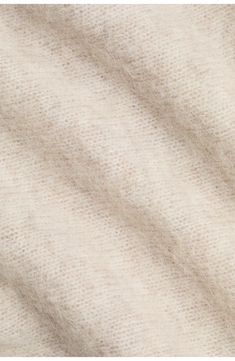 H&M Alpaca-blend One-shoulder Jumper, Alternate, color, Light Beige