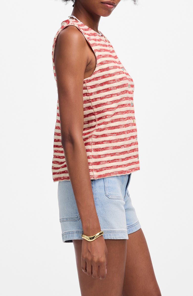 Stripe Crewneck Sweater Vest
