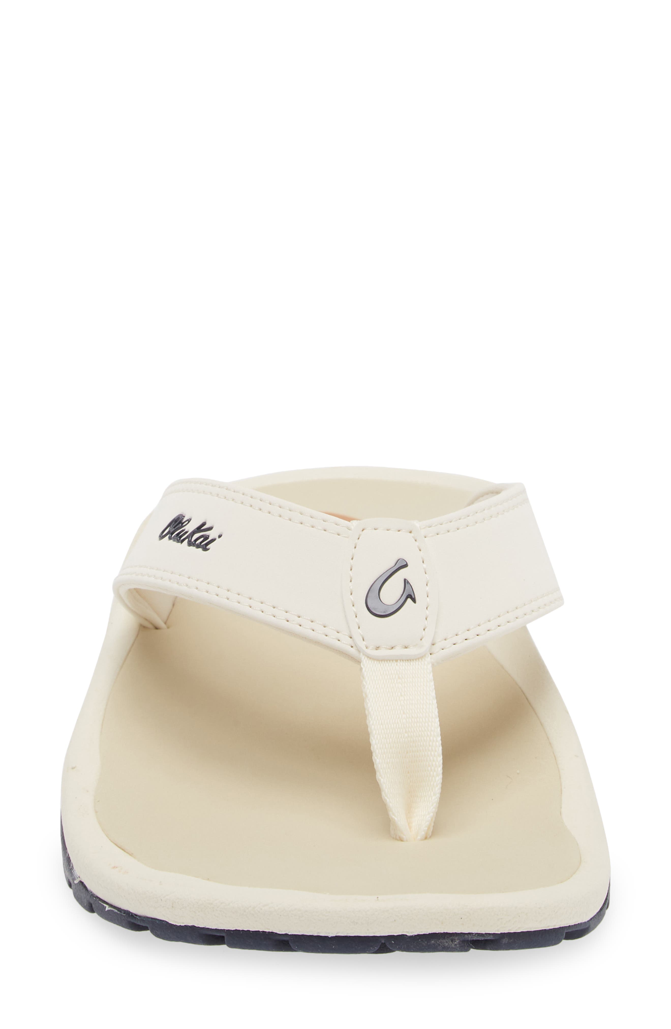 OluKai Ohana Flip Flop, Alternate, color, White Sand / Deepest Depths