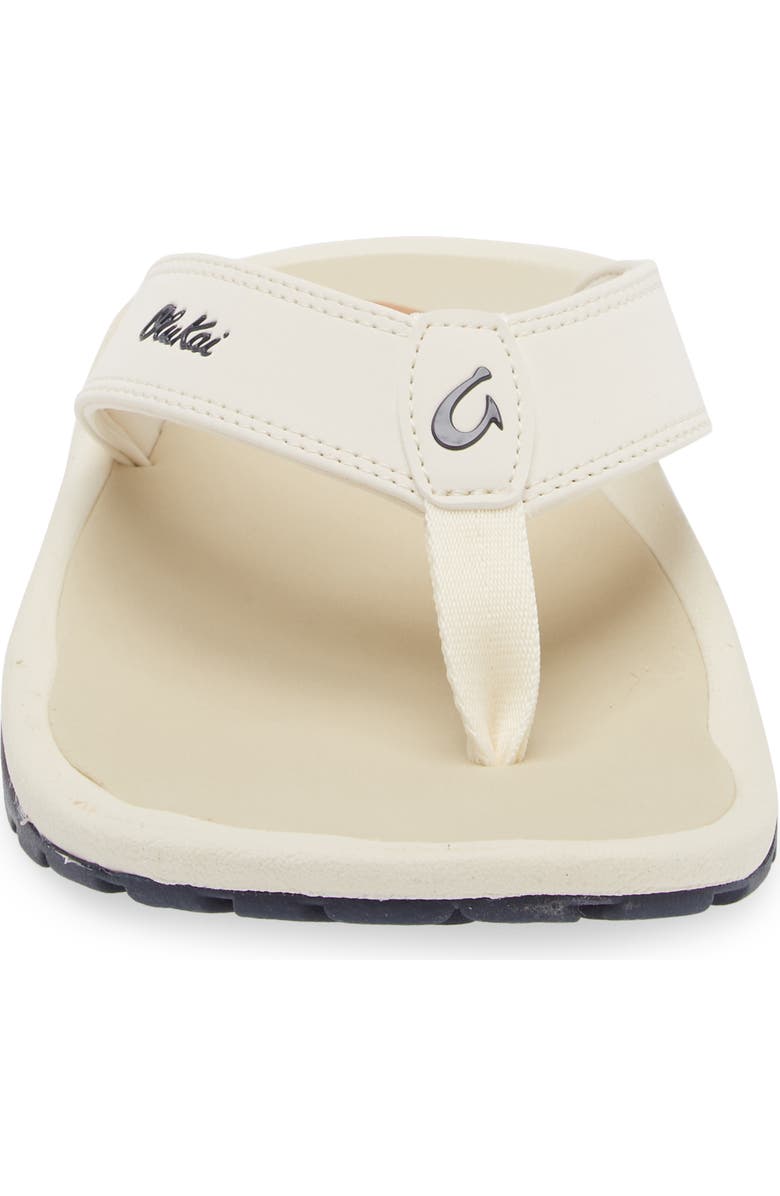 OluKai Ohana Flip Flop, Alternate, color, White Sand / Deepest Depths