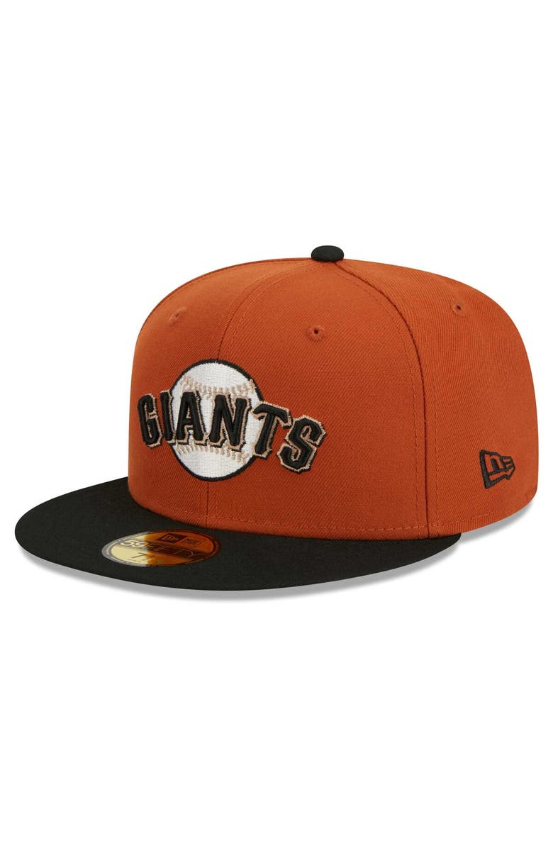 New Era Men's New Era Orange/Black San Francisco Giants 59FIFTY Fitted Hat, Alternate, color, 