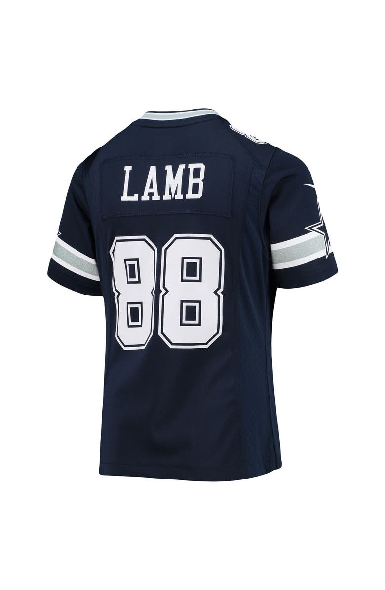 Nike Girls Youth Nike CeeDee Lamb Navy Dallas Cowboys Game Jersey, Alternate, color, Navy