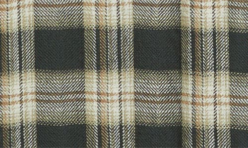 Ag Huston Classic Fit Plaid Western Snap-up Shirt In Green