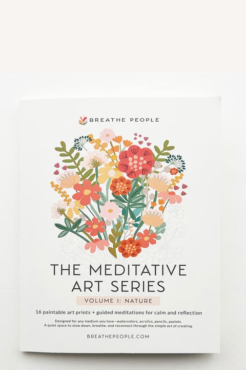 Meditative Art Workbook + Acrylics
