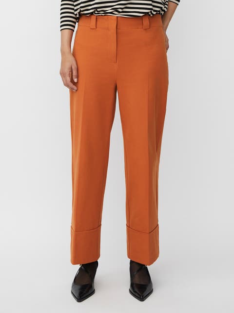 Cropped Loose Leg Pants