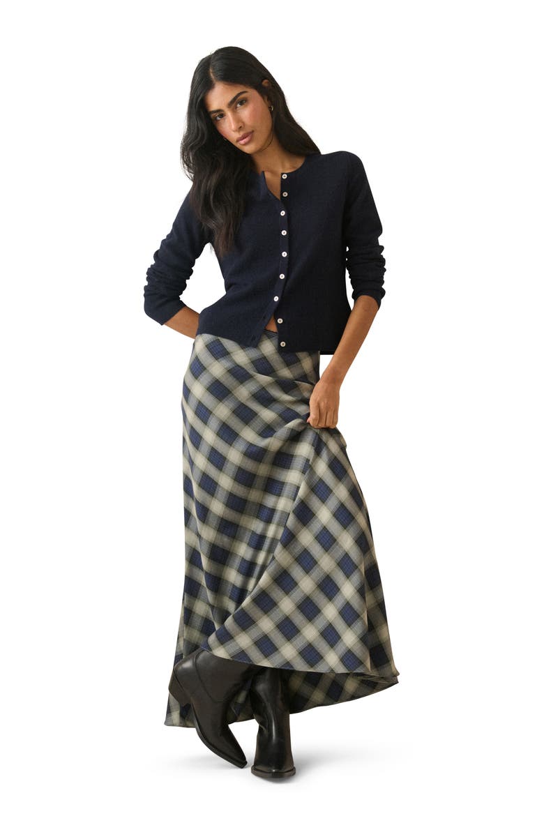 Otto Maxi Skirt, Alternate, color, BLUE